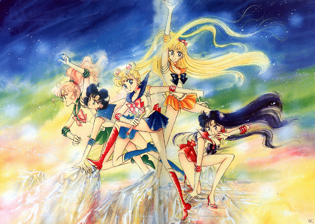 New Sailor Moon art collection is gorgeous, could (but won't) be used to  send mail