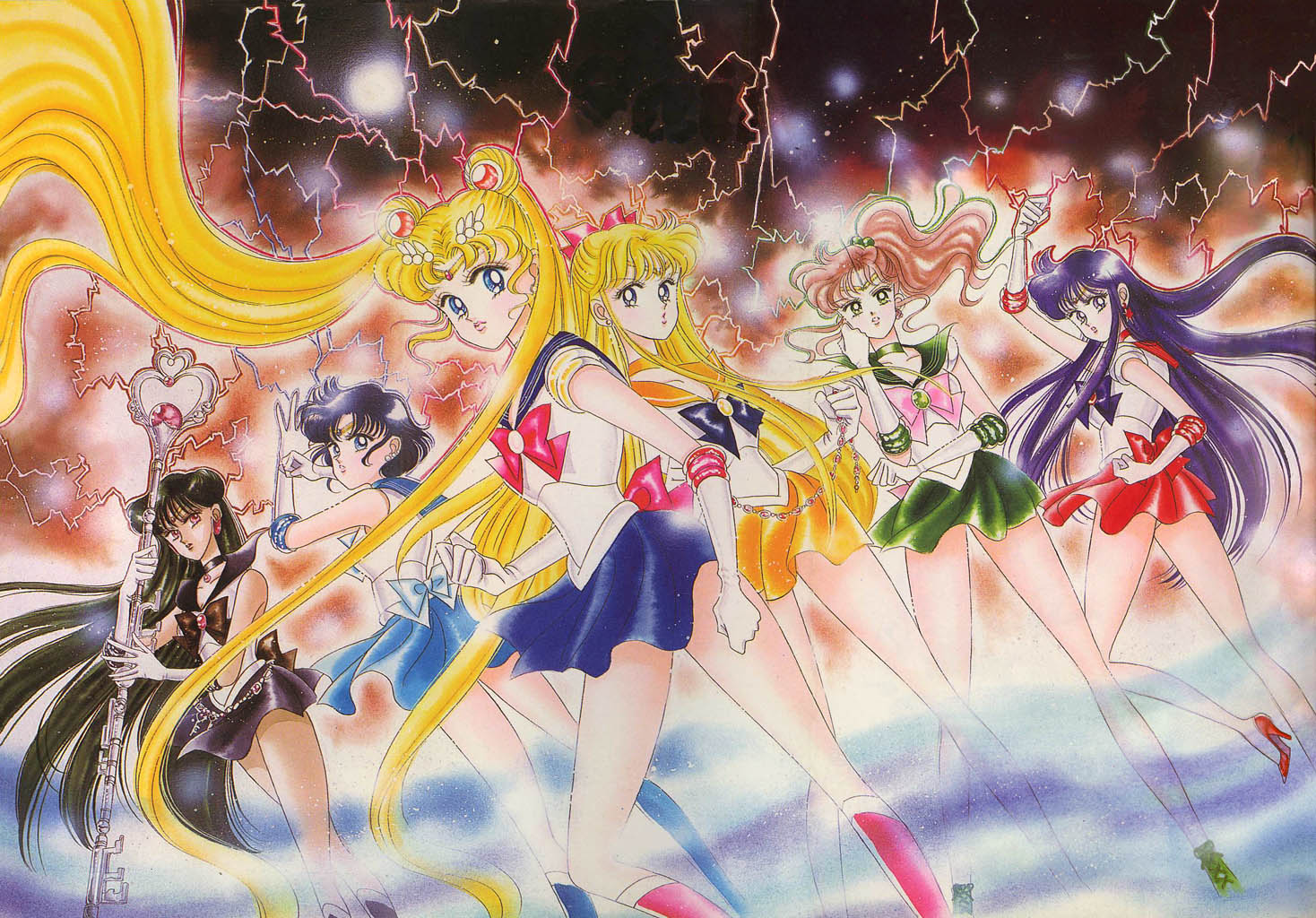 New Sailor Moon art collection is gorgeous, could (but won't) be used to  send mail